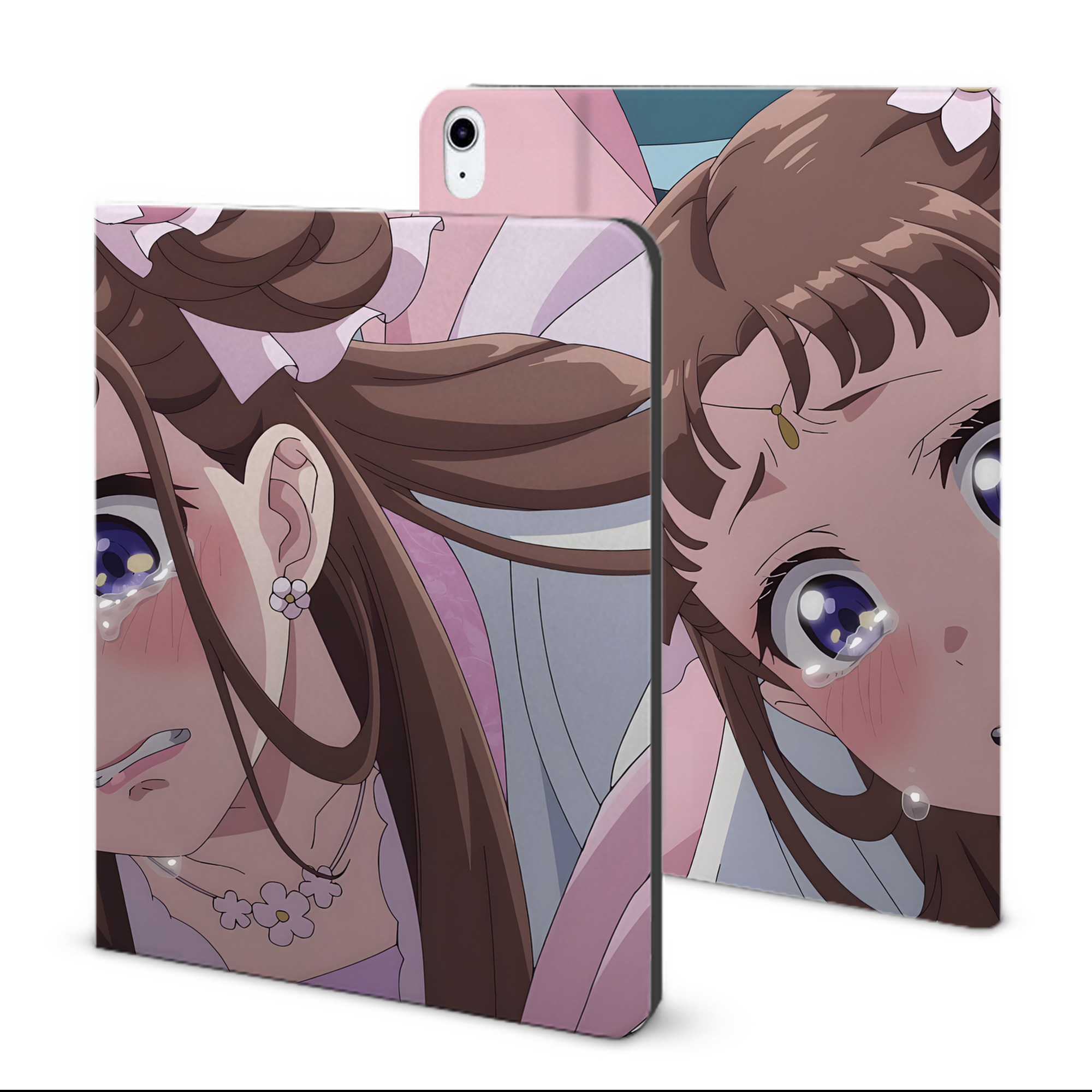 （画像用） 薬屋のひとりごと The Apothecary Diaries IPad ケース ブック型 PUレザー TPU 耐衝撃 軽量 薄型 ペン収納なし 全面保護 IPad 各モデル対応